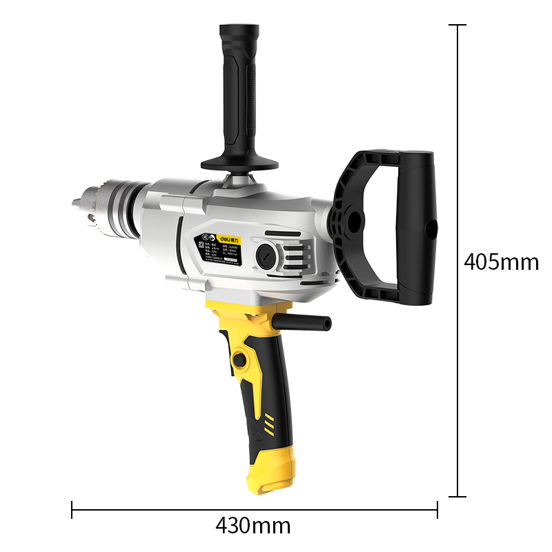 Heavy duty right angle electric drill for tires