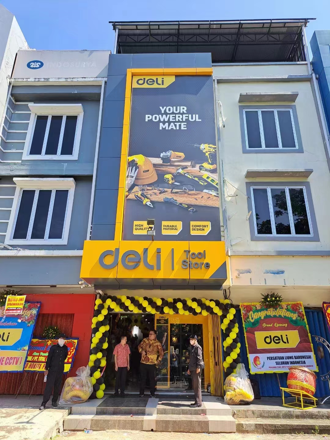 Opening the First Showroom in Indonesia, Deli Tool Store is Present at