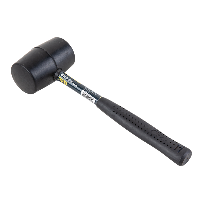 Rubber Hammer with Steel Handle 