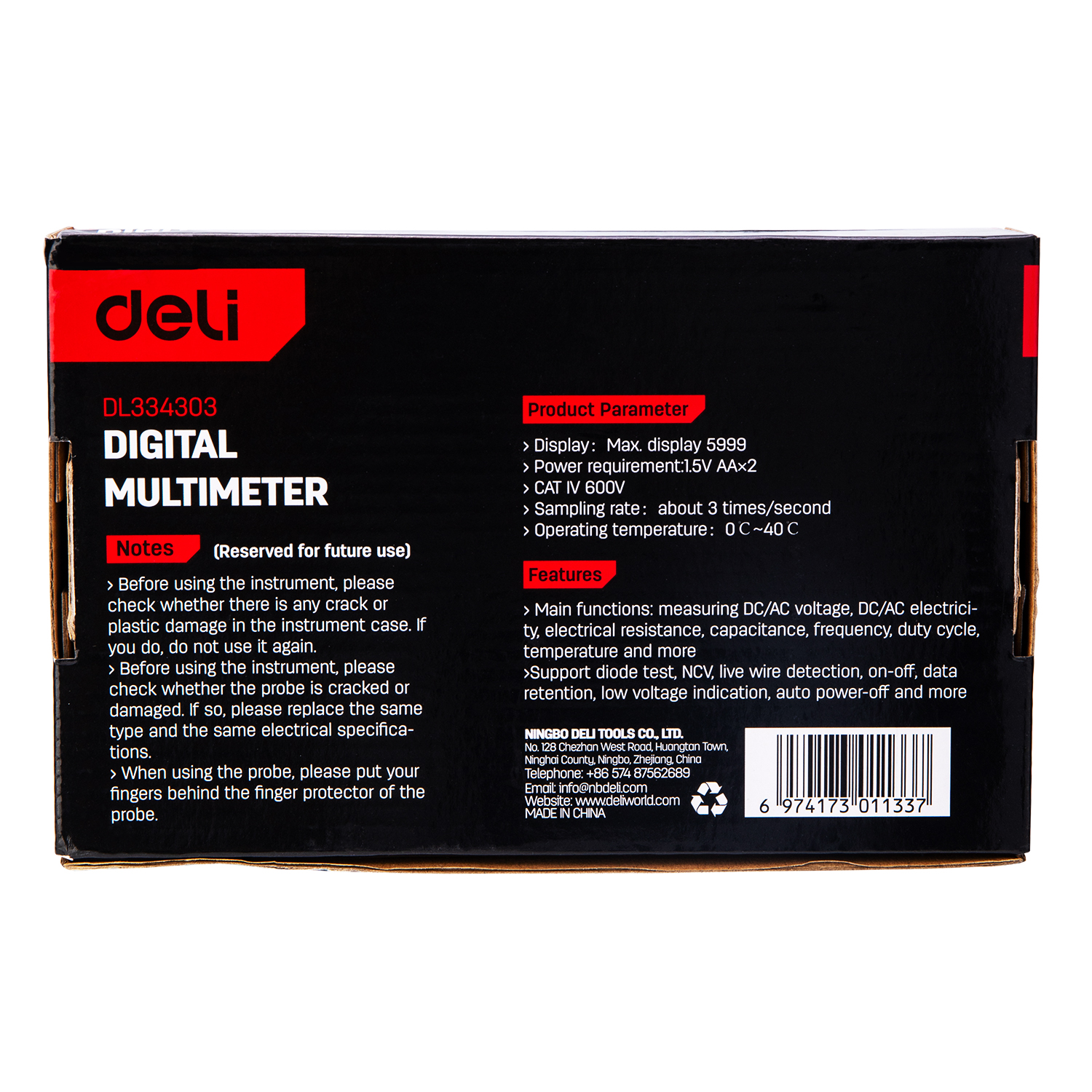 Multifunctional Digital Multimeter